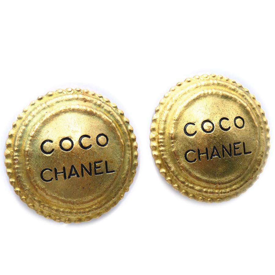 シャネル アクセサリー CHANEL イヤリング ロゴ COCO ラウンド 丸型 大ぶり ヴィンテージ ゴールド レディース JJS0611 –  JIC 買付道~JJブランド専科~