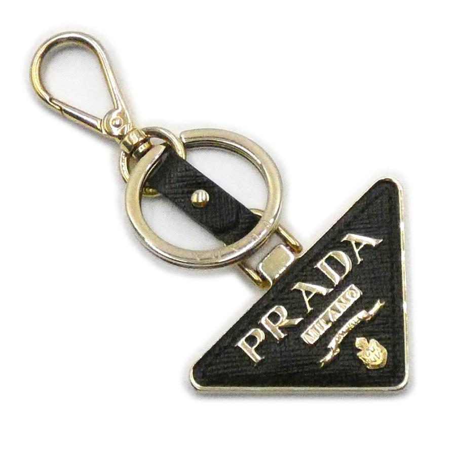 プラダ キーリング PRADA サフィアーノxメッキ トライアングル ロゴ ブラックxゴールド レディース 1PP128 T-YJP0619 –  JIC 買付道~JJブランド専科~