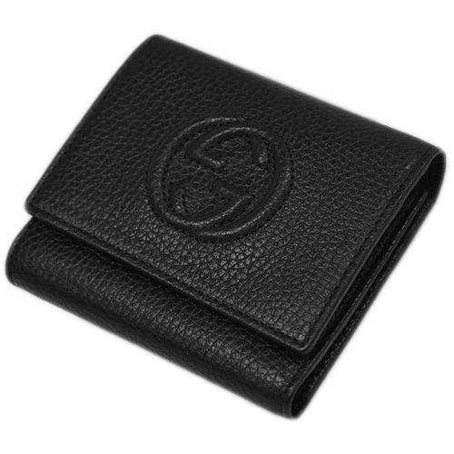 グッチ 財布 598207-1000 GUCCI 三つ折り 小銭入れ付き インター