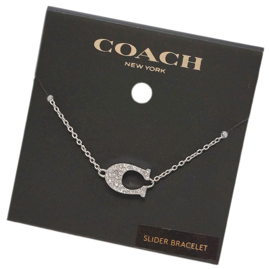 コーチ ブレスレット 91427-SLV COACH アクセサリー パヴェ