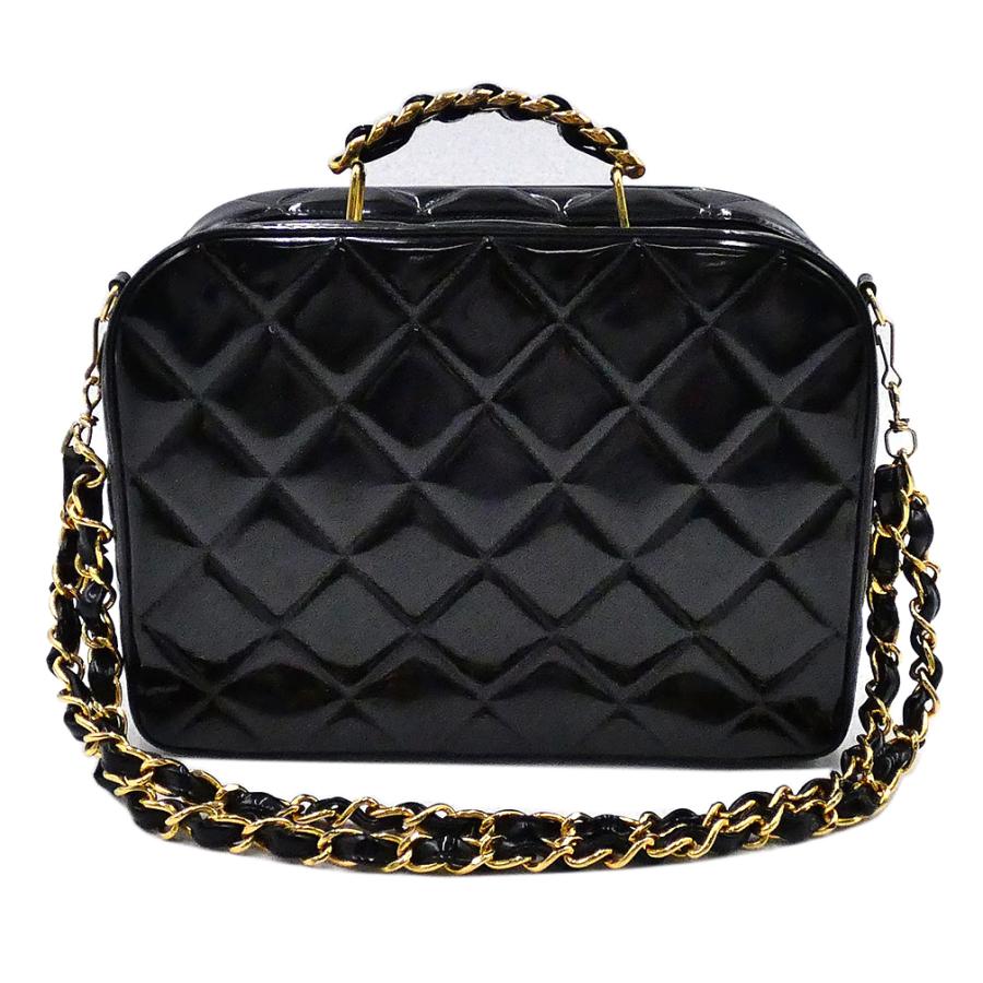 シャネル バッグ CHANEL エナメル パテントレザー マトラッセ 2WAY