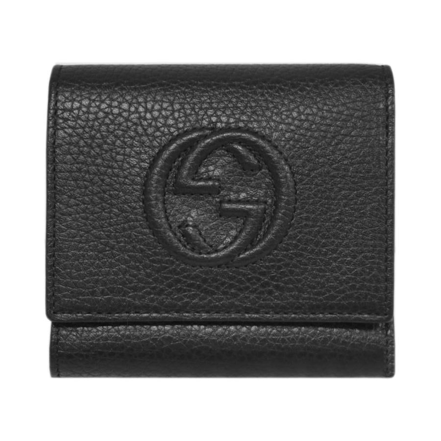 グッチ 財布 598207-1000 GUCCI 三つ折り 小銭入れ付き インター